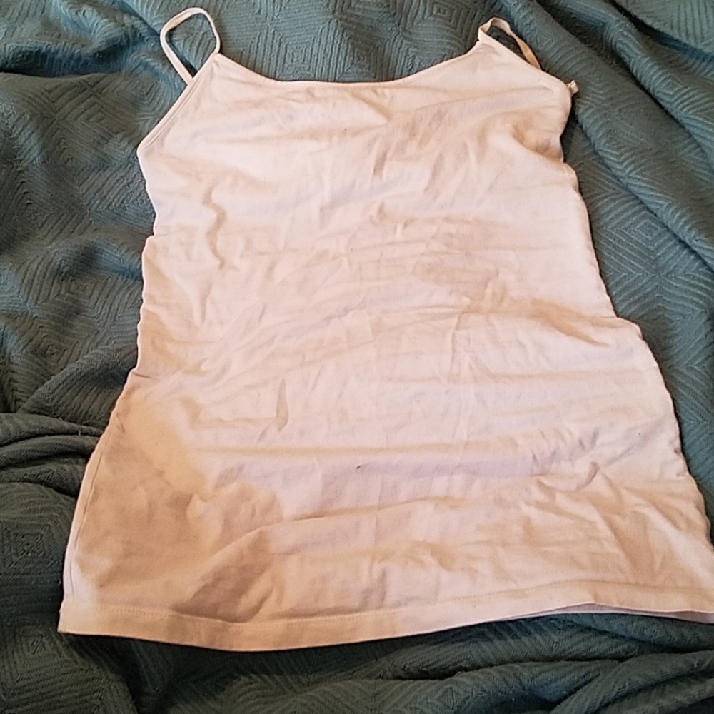 White Spaghetti Strap Shirt